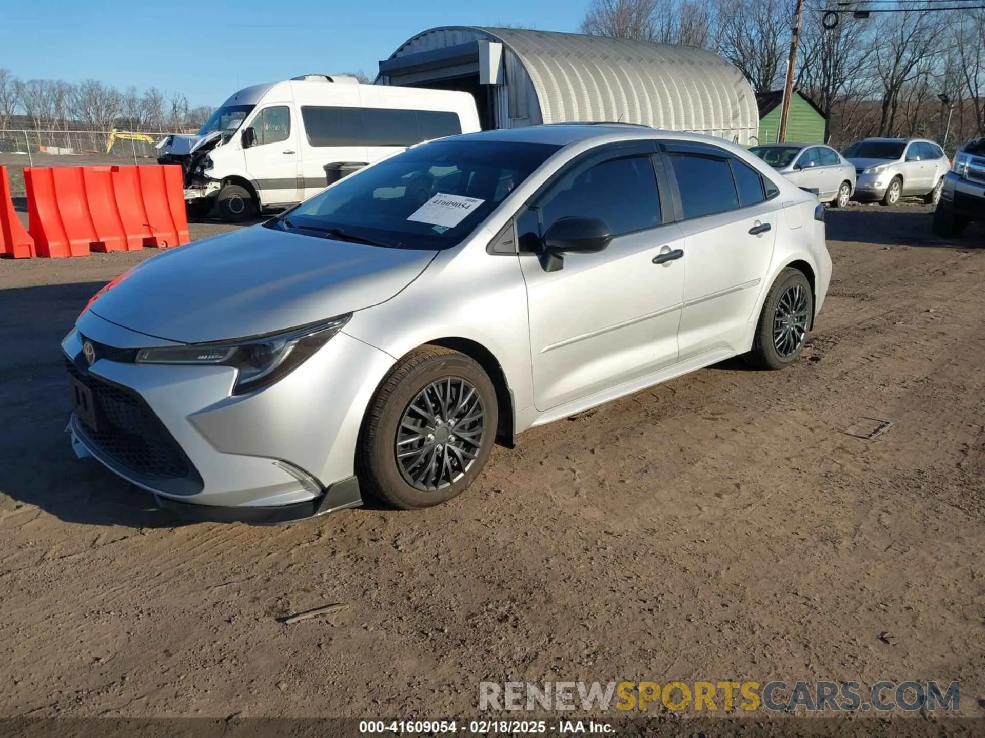 2 fotografías del automóvil dañado 5YFEPMAEXMP158330 TOYOTA COROLLA 2021