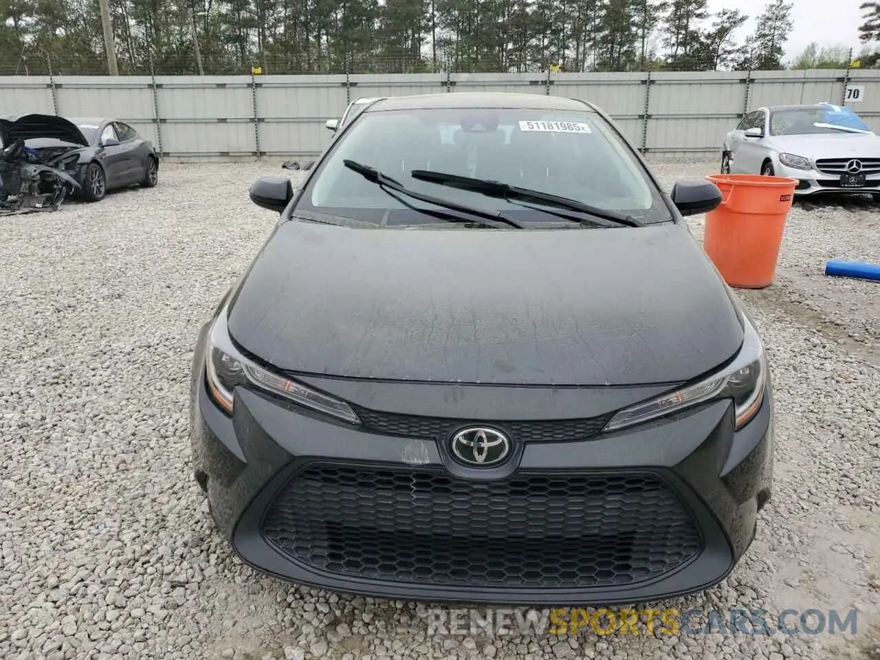 5 fotografías del automóvil dañado 5YFEPMAEXMP161700 TOYOTA COROLLA 2021