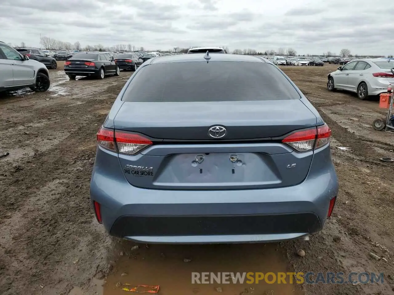 6 fotografías del automóvil dañado 5YFEPMAEXMP164564 TOYOTA COROLLA 2021