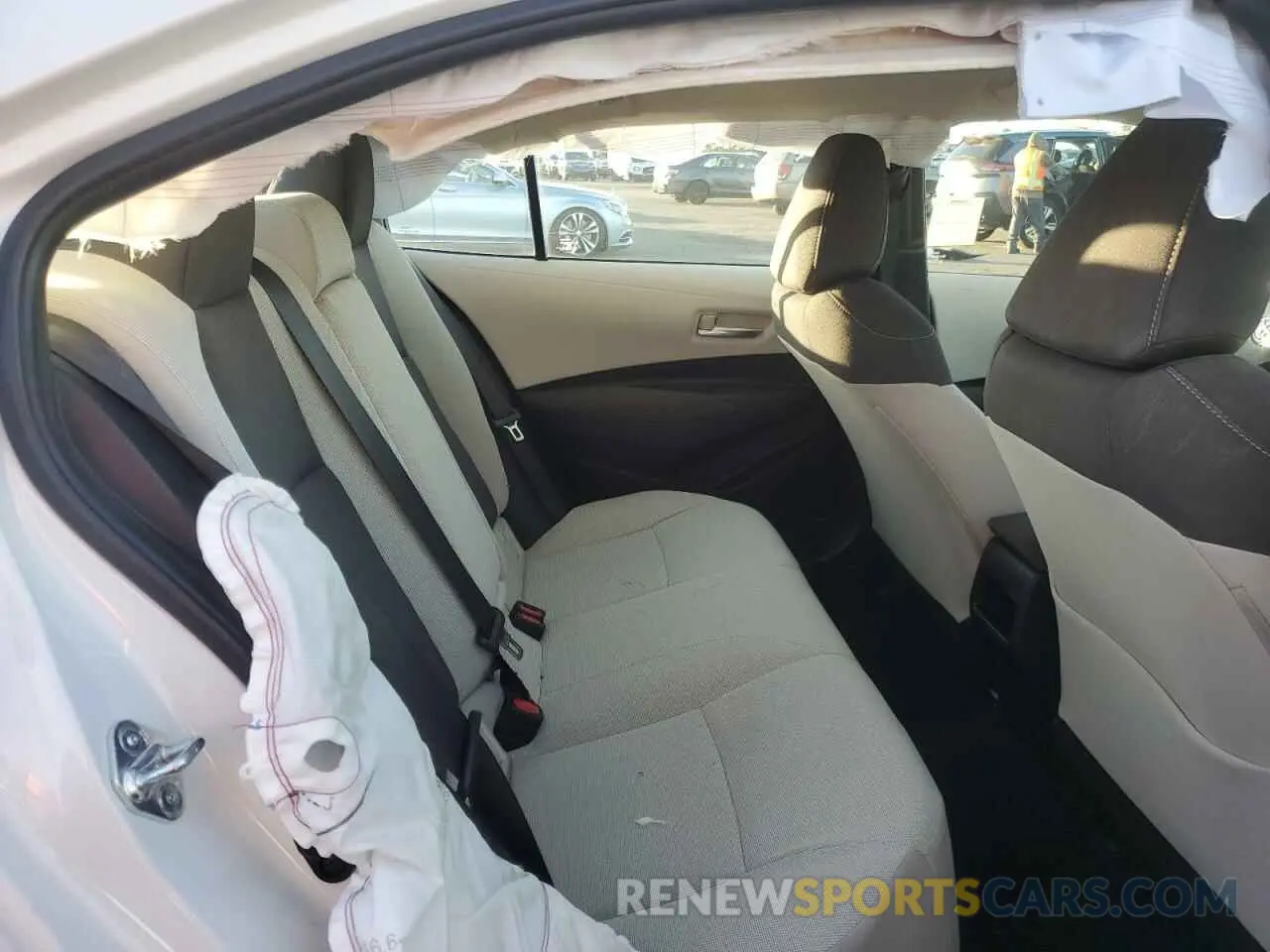 10 fotografías del automóvil dañado 5YFEPMAEXMP166038 TOYOTA COROLLA 2021