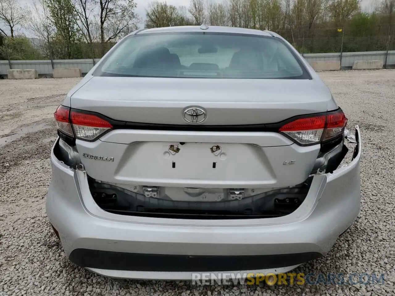 6 fotografías del automóvil dañado 5YFEPMAEXMP175712 TOYOTA COROLLA 2021