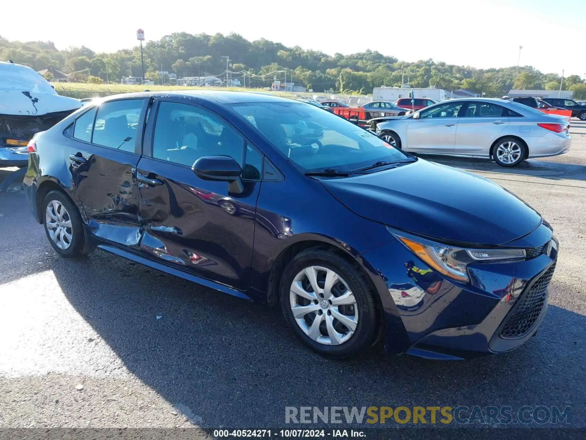 1 fotografías del automóvil dañado 5YFEPMAEXMP179291 TOYOTA COROLLA 2021