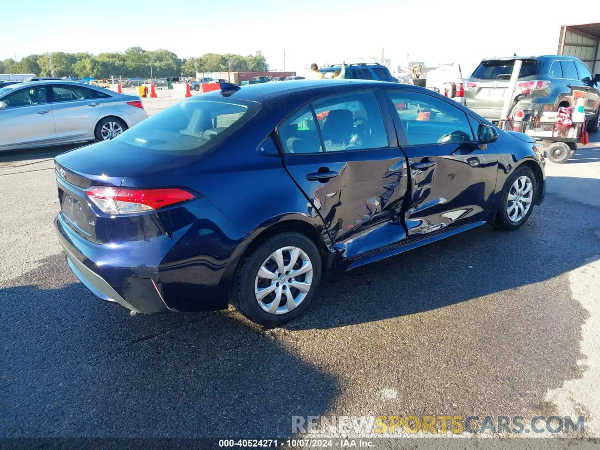 4 fotografías del automóvil dañado 5YFEPMAEXMP179291 TOYOTA COROLLA 2021