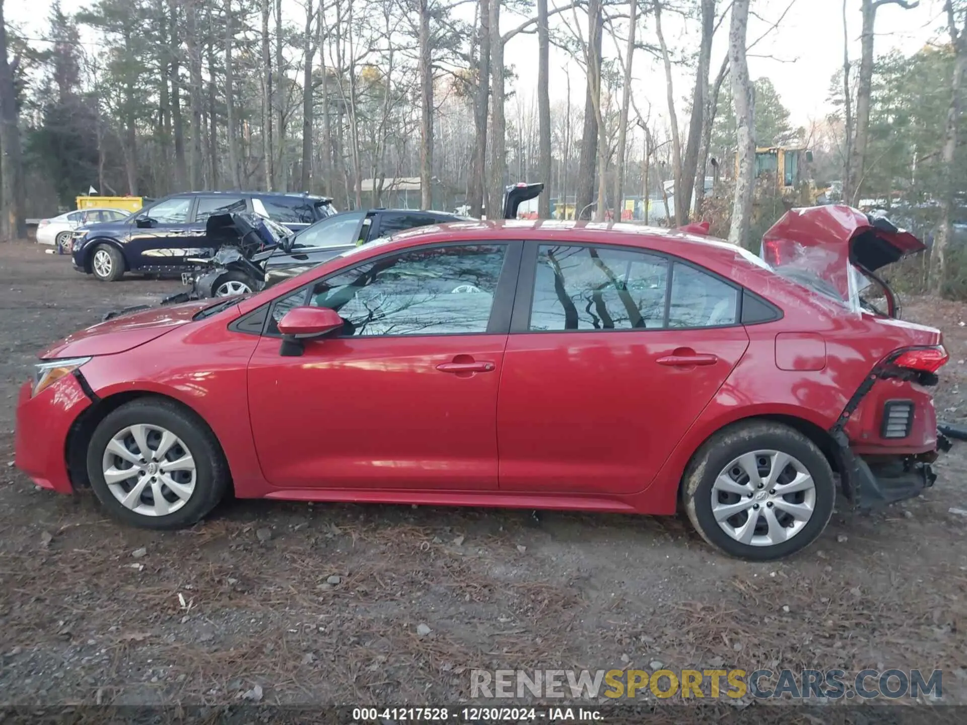 14 fotografías del automóvil dañado 5YFEPMAEXMP185950 TOYOTA COROLLA 2021