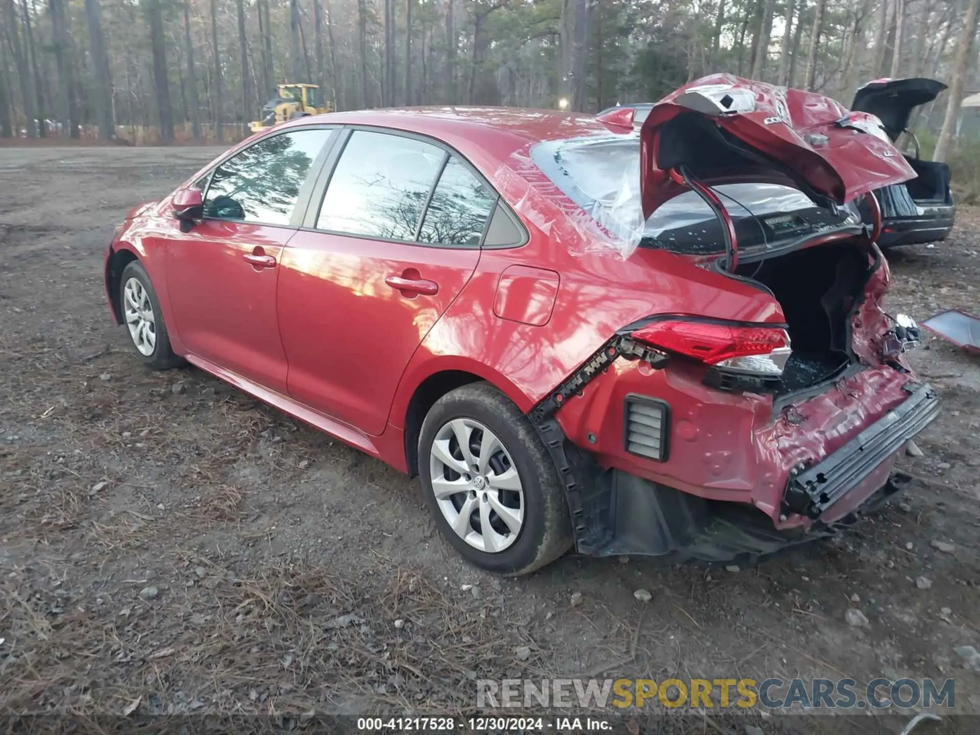 3 fotografías del automóvil dañado 5YFEPMAEXMP185950 TOYOTA COROLLA 2021