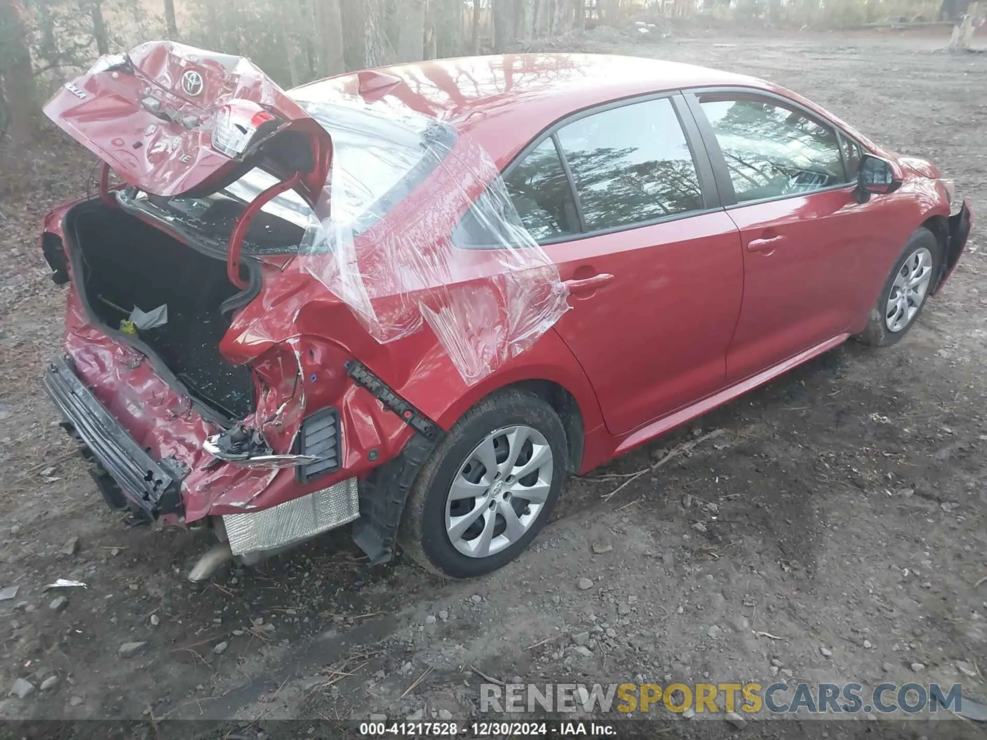 4 fotografías del automóvil dañado 5YFEPMAEXMP185950 TOYOTA COROLLA 2021