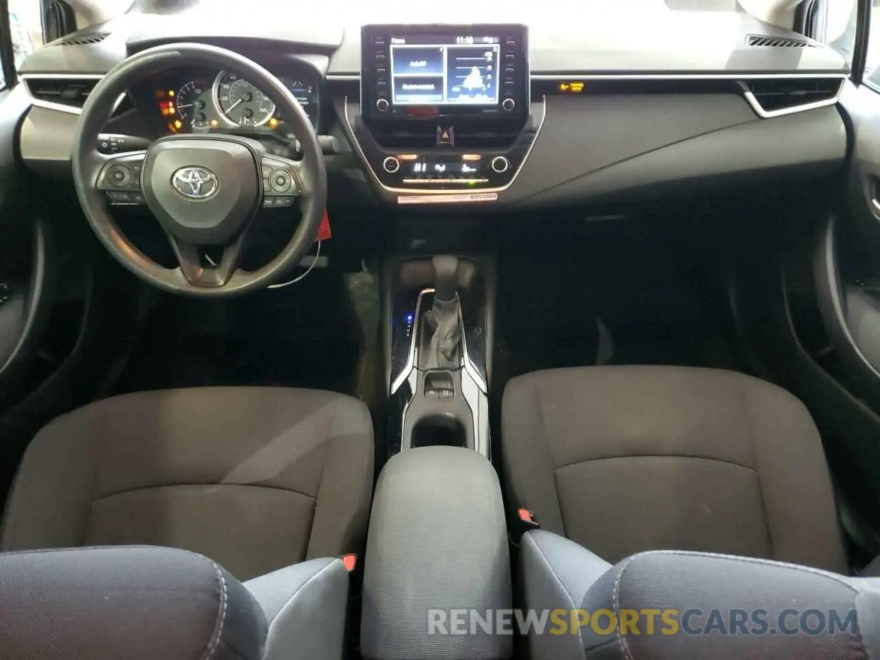 8 fotografías del automóvil dañado 5YFEPMAEXMP186919 TOYOTA COROLLA 2021