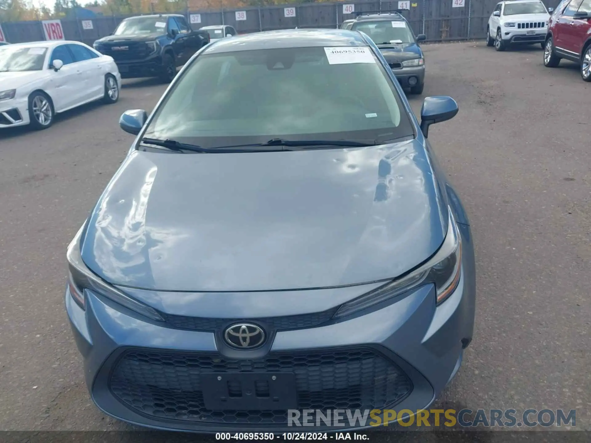 12 fotografías del automóvil dañado 5YFEPMAEXMP187567 TOYOTA COROLLA 2021