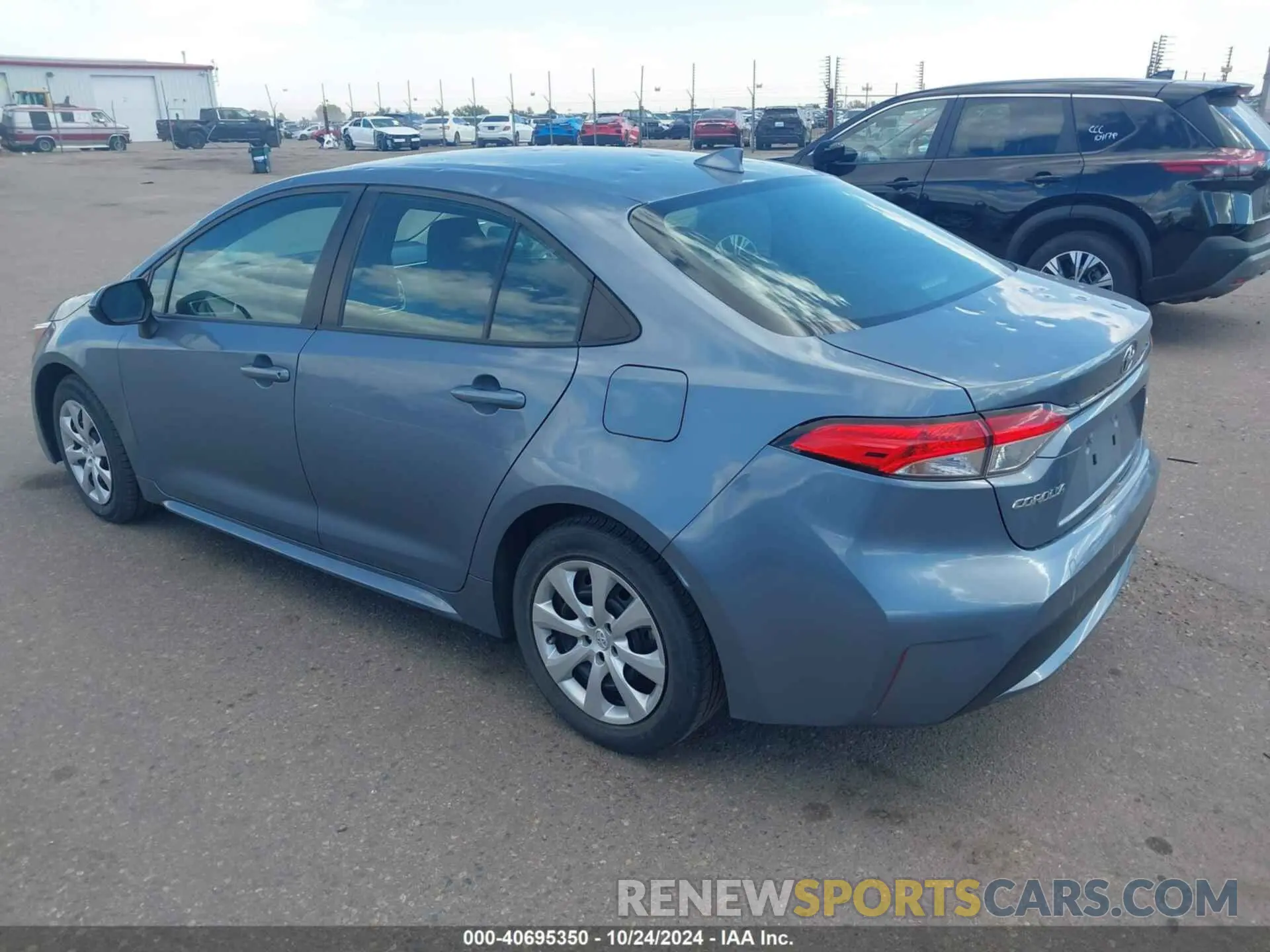 3 fotografías del automóvil dañado 5YFEPMAEXMP187567 TOYOTA COROLLA 2021