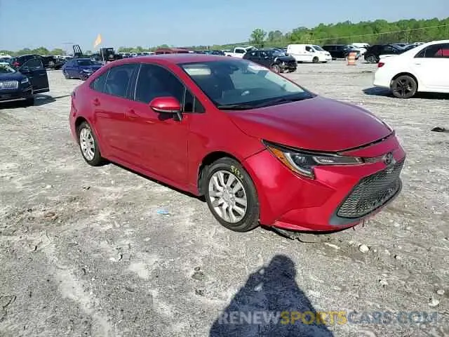 10 fotografías del automóvil dañado 5YFEPMAEXMP191196 TOYOTA COROLLA 2021