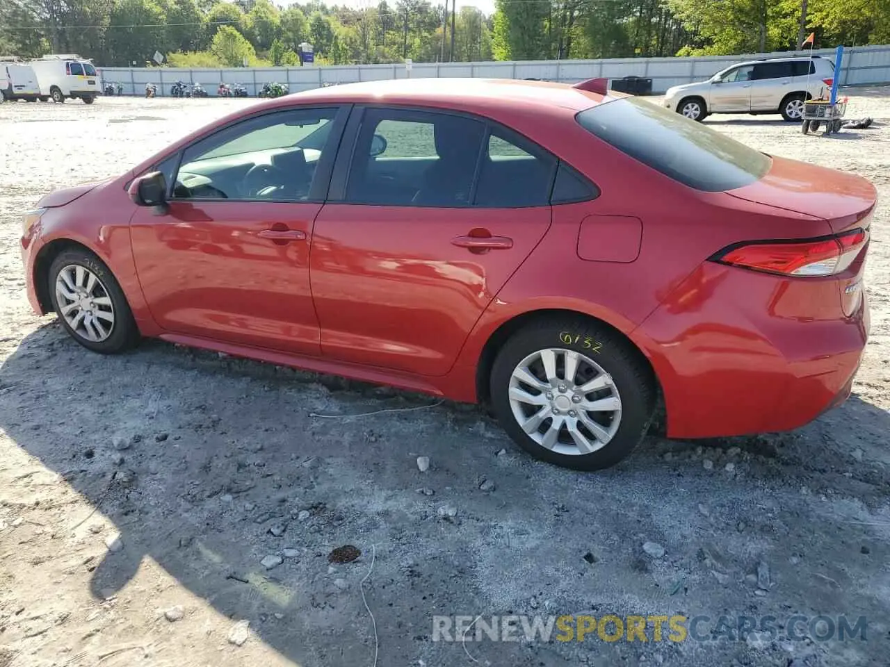 2 fotografías del automóvil dañado 5YFEPMAEXMP191196 TOYOTA COROLLA 2021