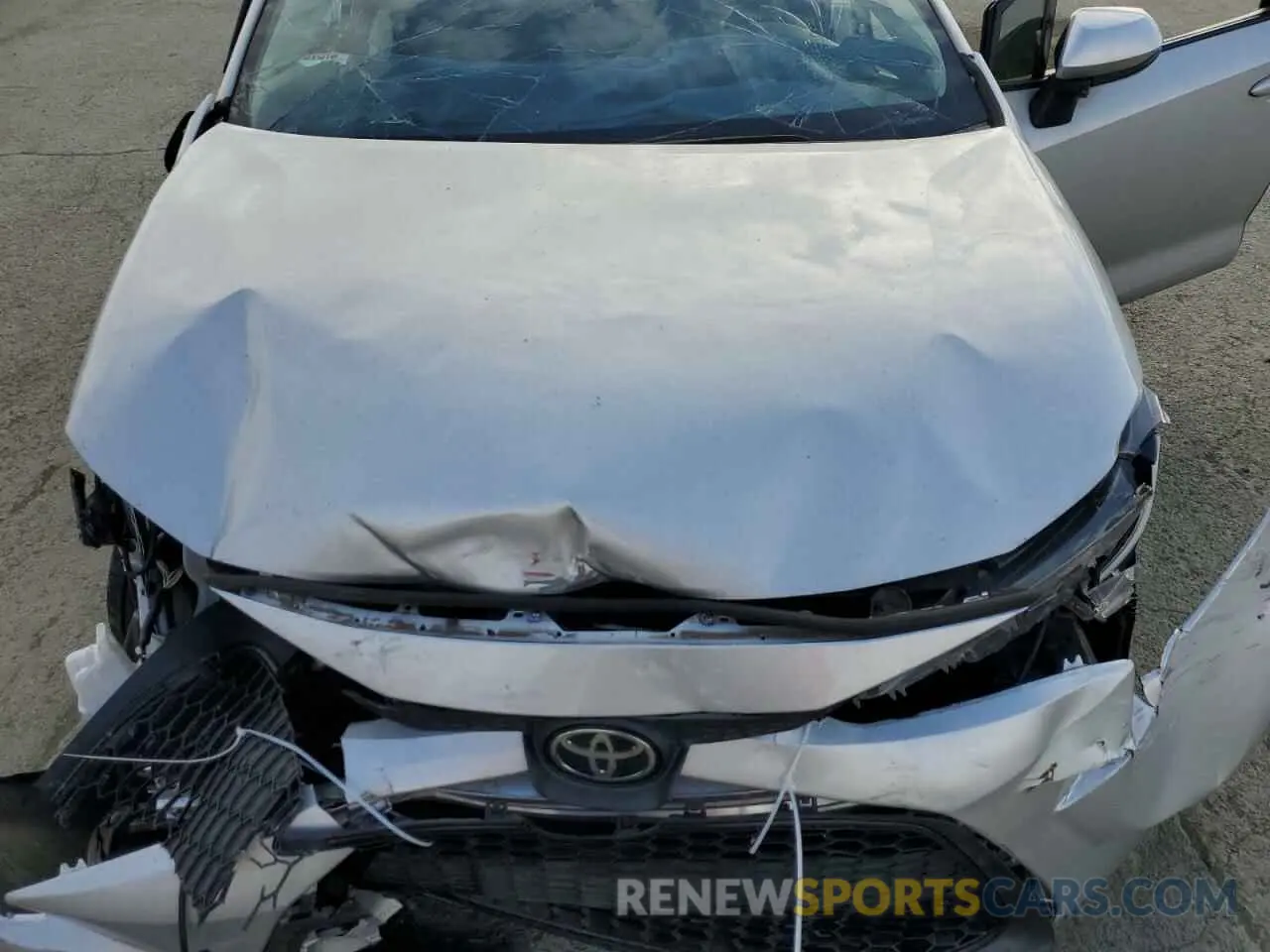 11 fotografías del automóvil dañado 5YFEPMAEXMP193451 TOYOTA COROLLA 2021
