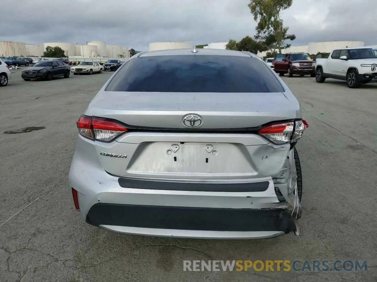6 fotografías del automóvil dañado 5YFEPMAEXMP193451 TOYOTA COROLLA 2021