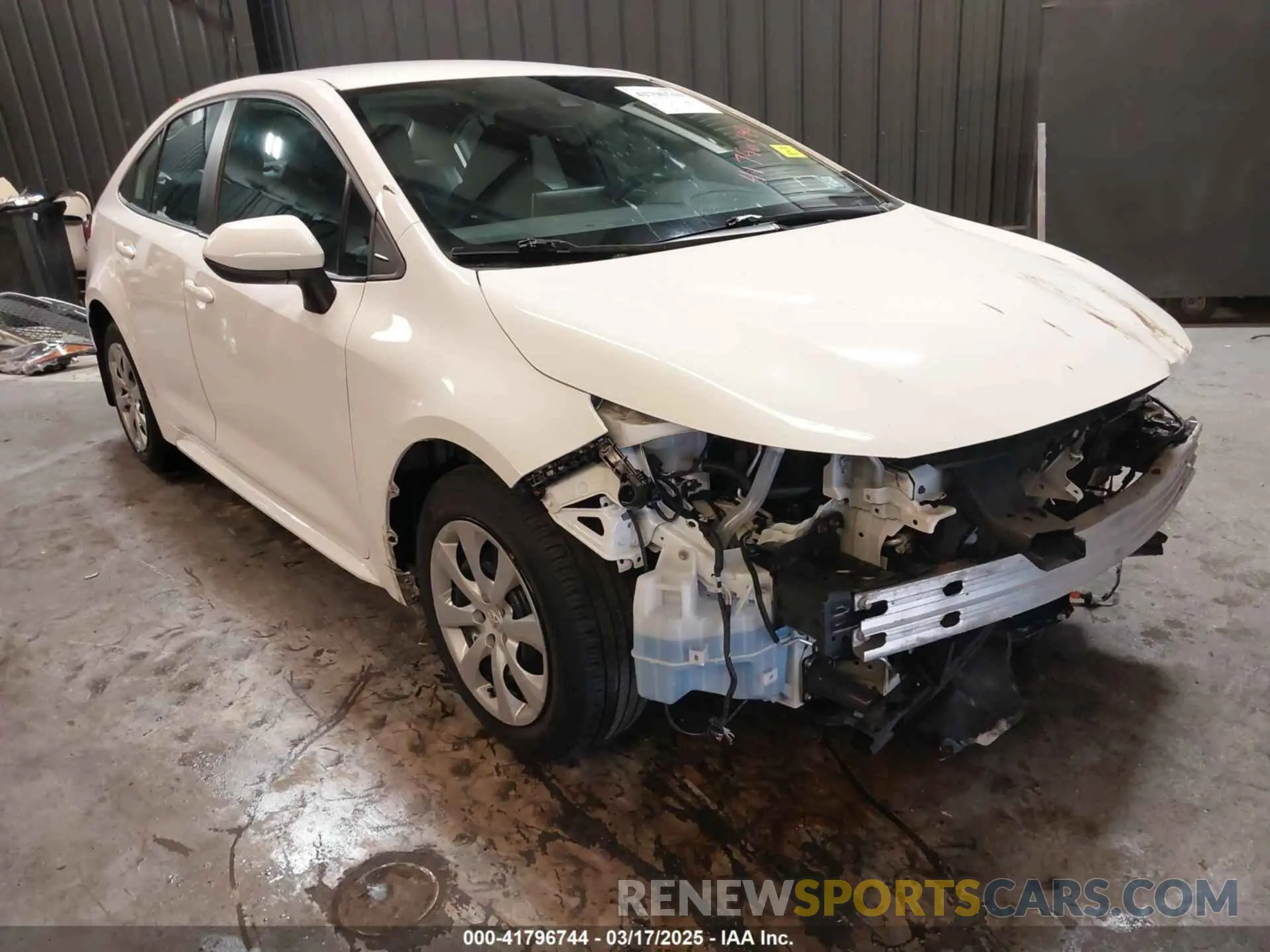 1 fotografías del automóvil dañado 5YFEPMAEXMP195717 TOYOTA COROLLA 2021