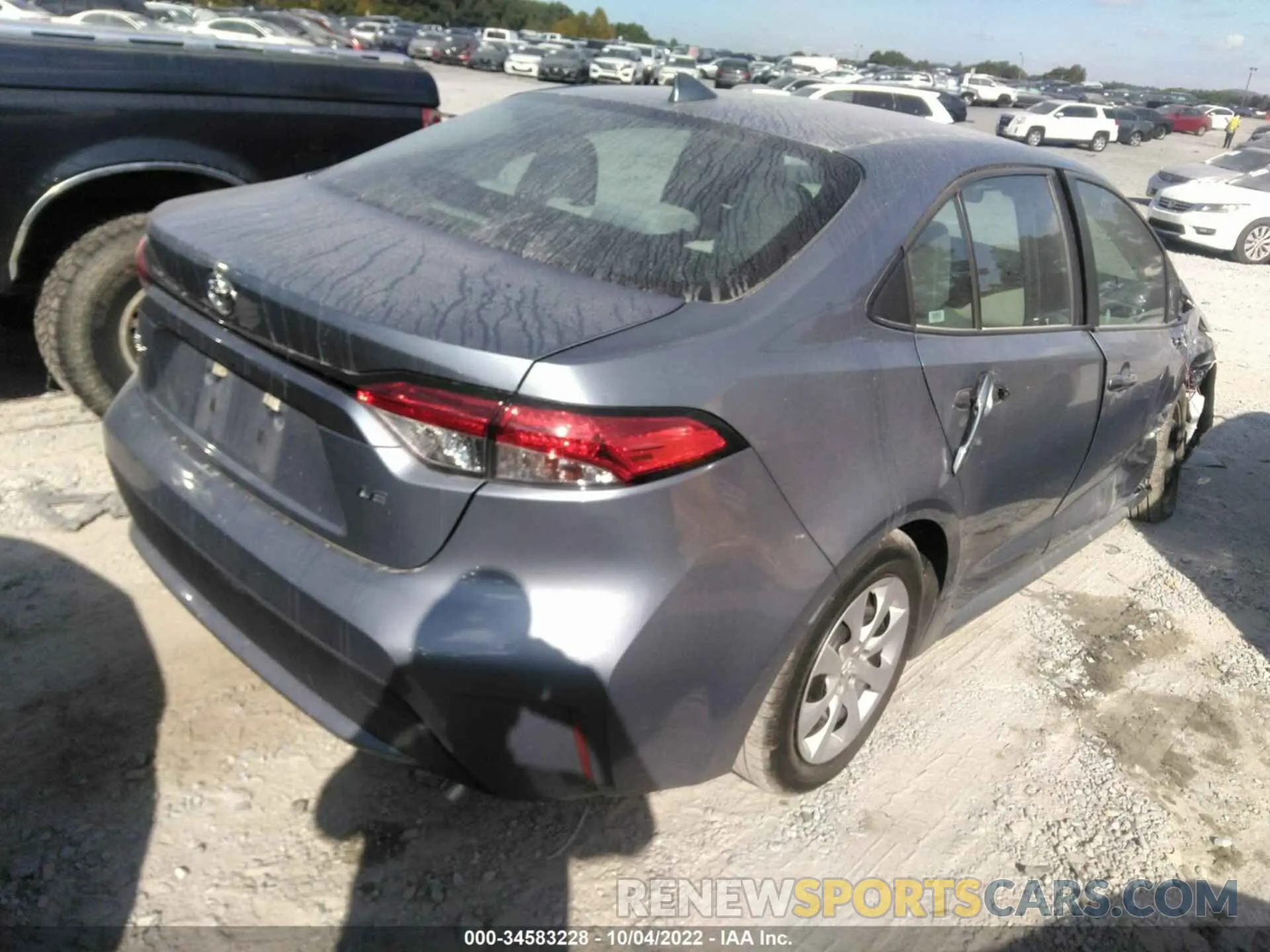 4 fotografías del automóvil dañado 5YFEPMAEXMP199279 TOYOTA COROLLA 2021