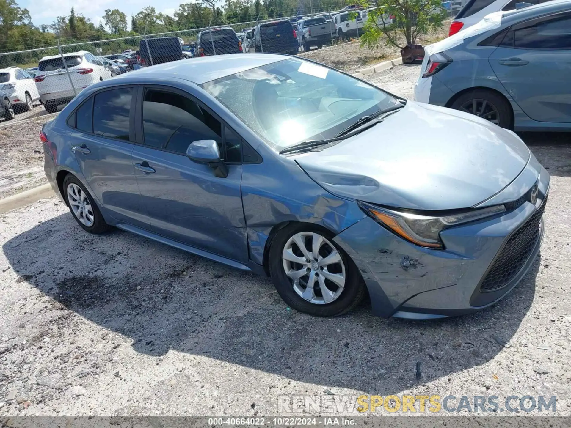 1 fotografías del automóvil dañado 5YFEPMAEXMP199413 TOYOTA COROLLA 2021