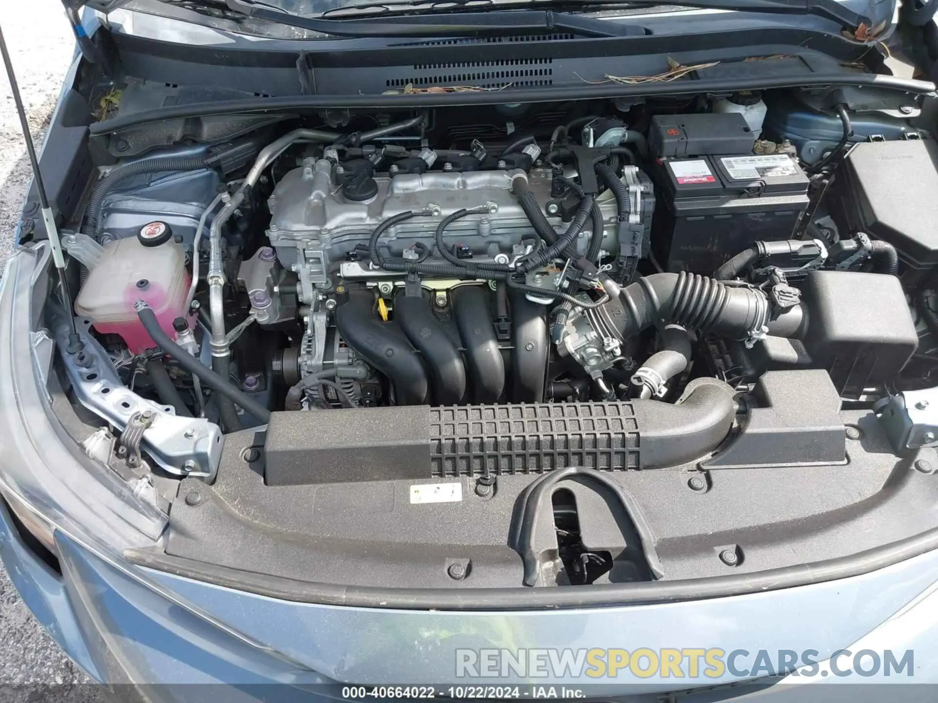 10 fotografías del automóvil dañado 5YFEPMAEXMP199413 TOYOTA COROLLA 2021
