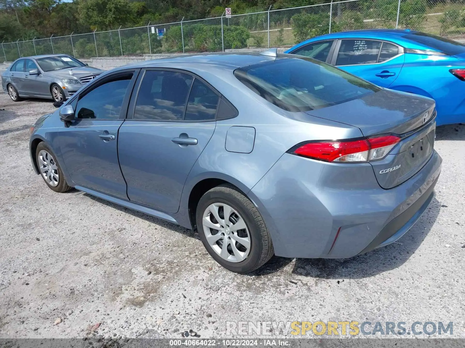 3 fotografías del automóvil dañado 5YFEPMAEXMP199413 TOYOTA COROLLA 2021