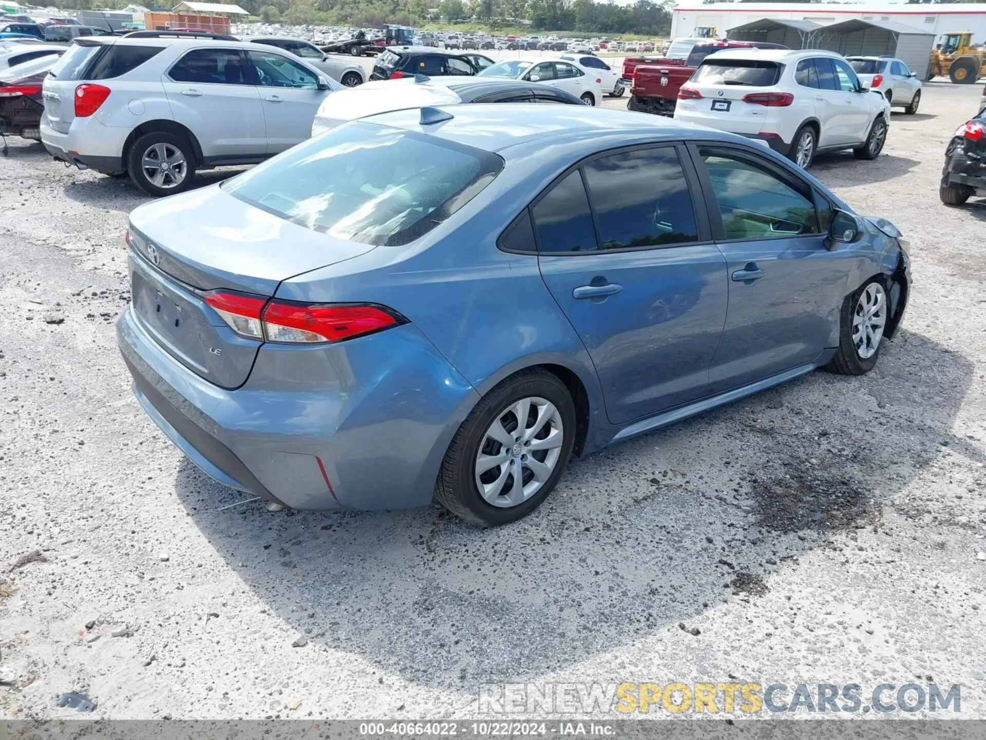 4 fotografías del automóvil dañado 5YFEPMAEXMP199413 TOYOTA COROLLA 2021