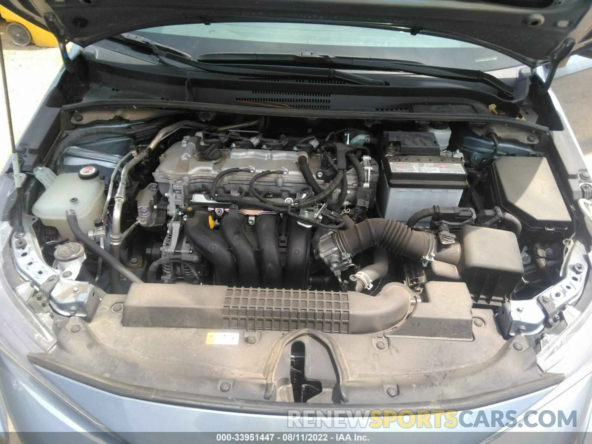 10 fotografías del automóvil dañado 5YFEPMAEXMP202598 TOYOTA COROLLA 2021