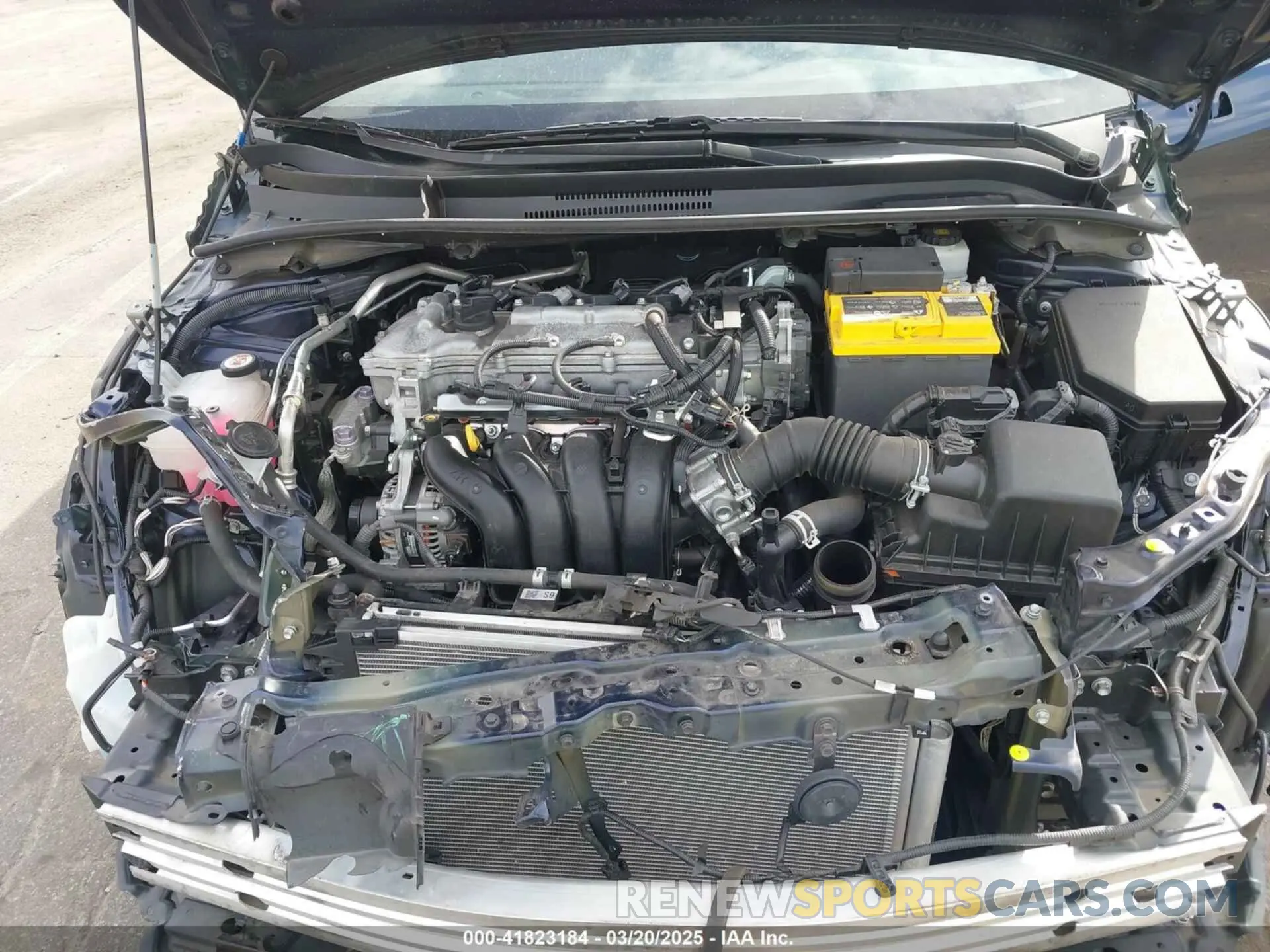 10 fotografías del automóvil dañado 5YFEPMAEXMP207221 TOYOTA COROLLA 2021