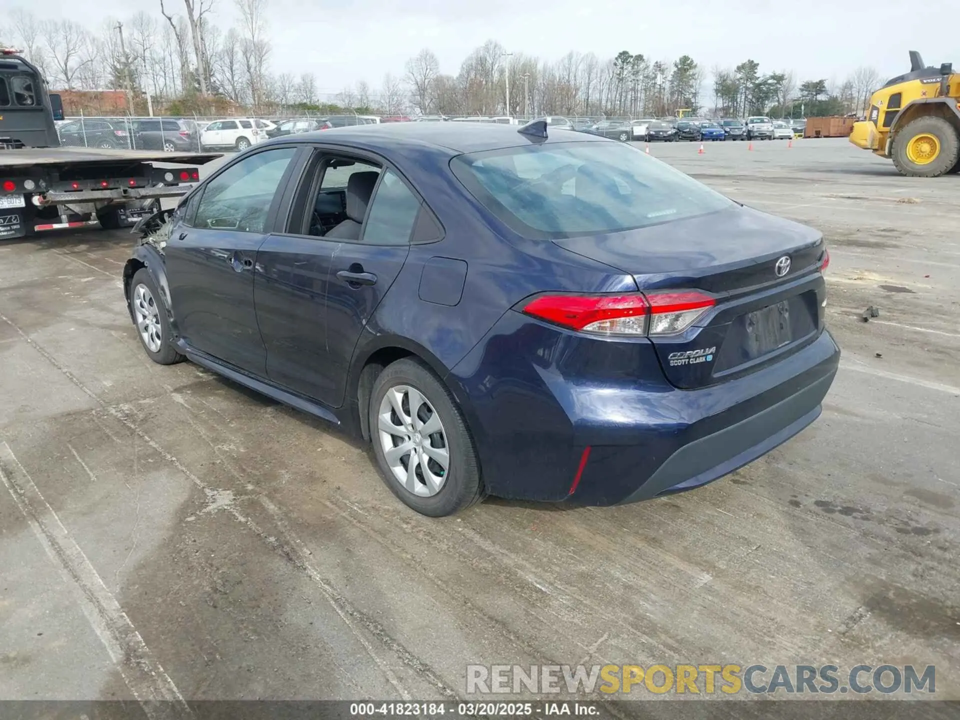 3 fotografías del automóvil dañado 5YFEPMAEXMP207221 TOYOTA COROLLA 2021