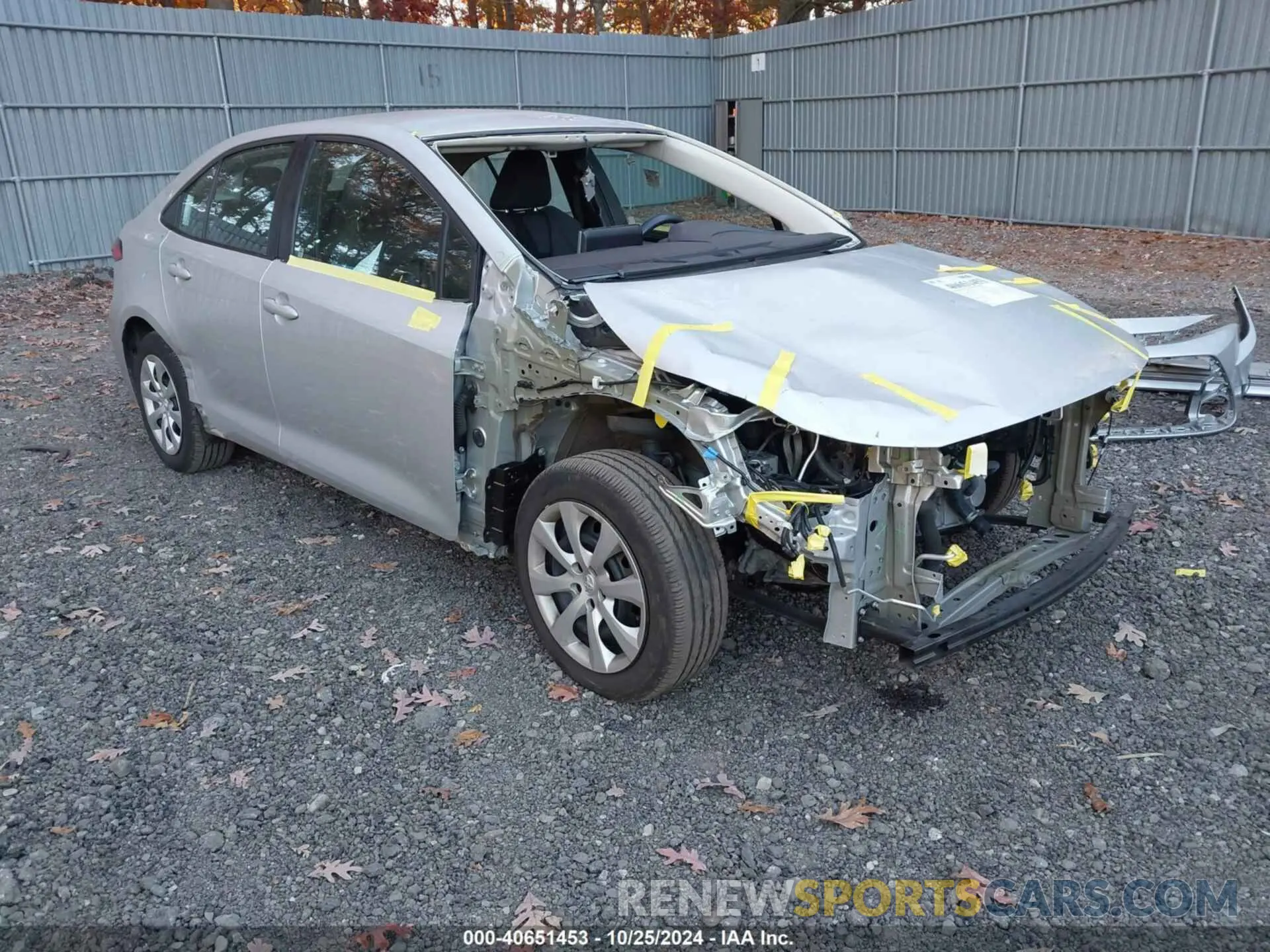 1 fotografías del automóvil dañado 5YFEPMAEXMP207901 TOYOTA COROLLA 2021