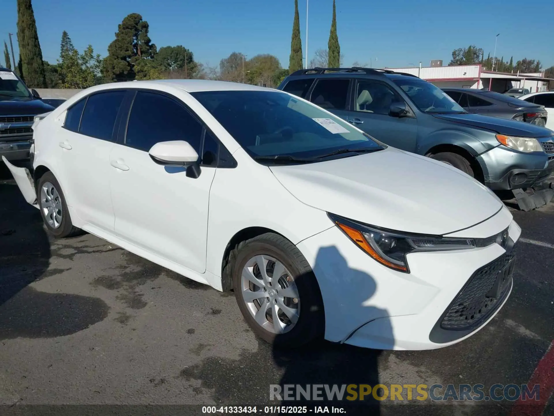 14 fotografías del automóvil dañado 5YFEPMAEXMP217988 TOYOTA COROLLA 2021