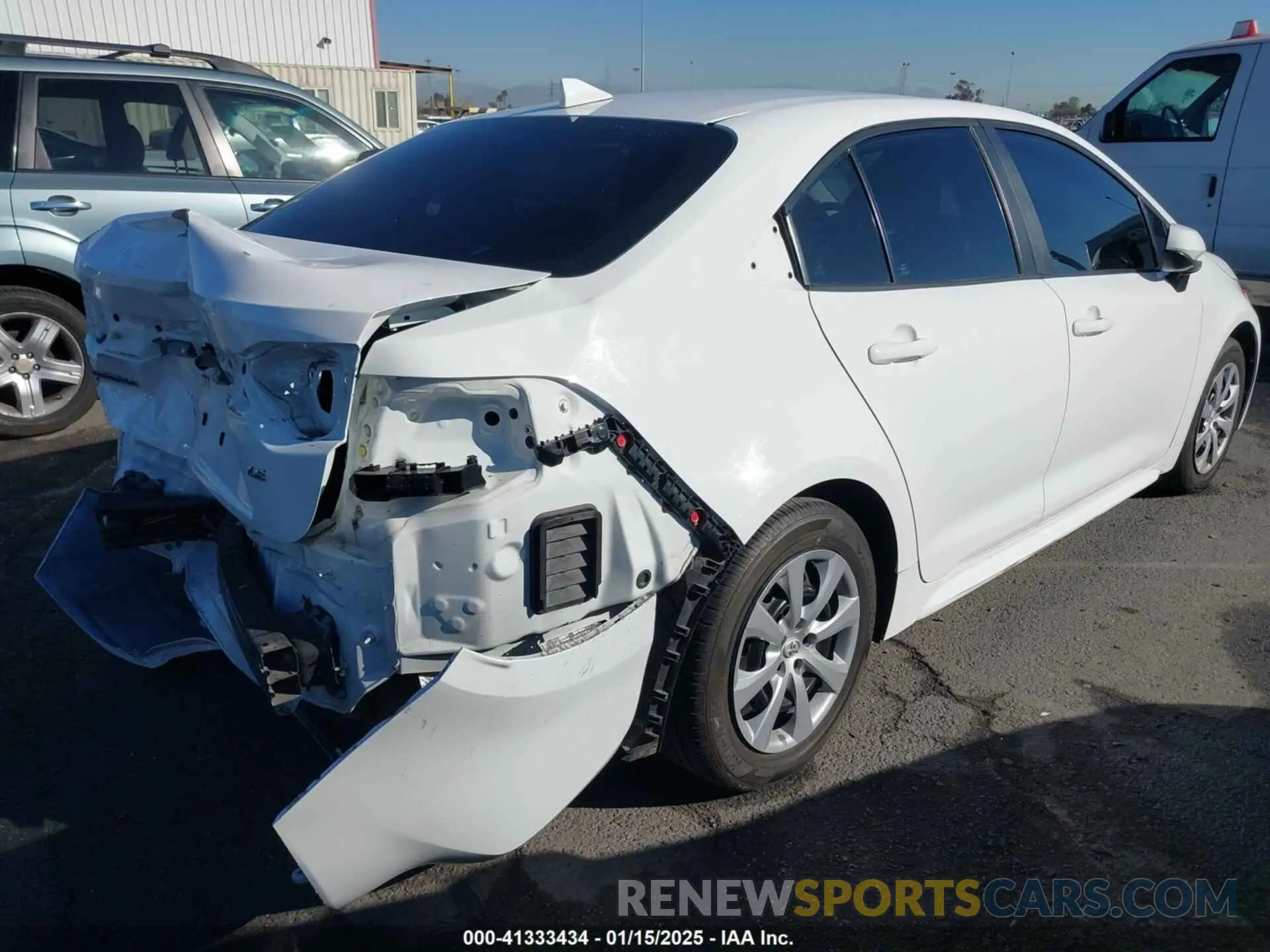 4 fotografías del automóvil dañado 5YFEPMAEXMP217988 TOYOTA COROLLA 2021
