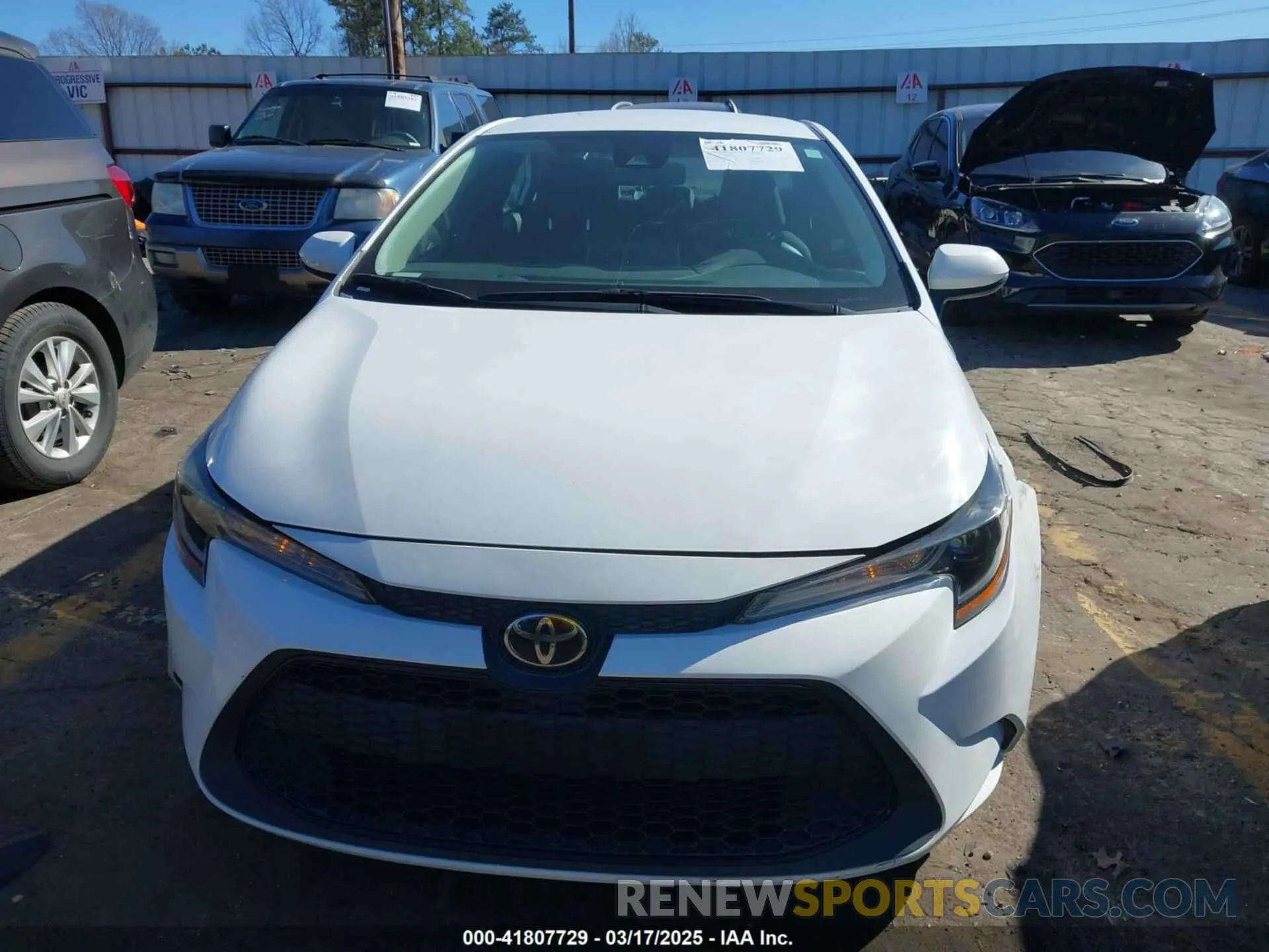 12 fotografías del automóvil dañado 5YFEPMAEXMP218008 TOYOTA COROLLA 2021