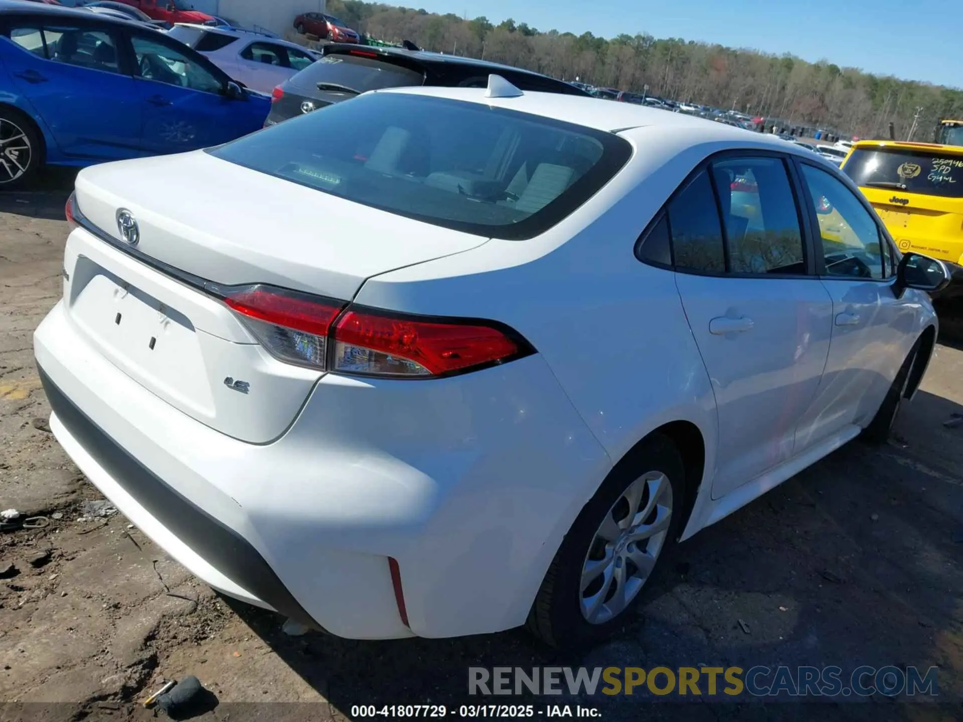 4 fotografías del automóvil dañado 5YFEPMAEXMP218008 TOYOTA COROLLA 2021
