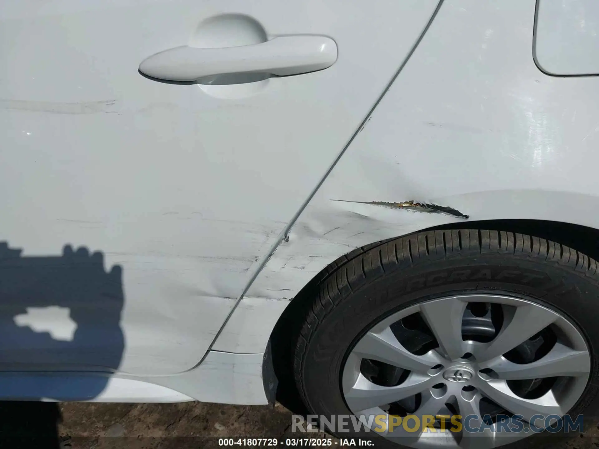 6 fotografías del automóvil dañado 5YFEPMAEXMP218008 TOYOTA COROLLA 2021