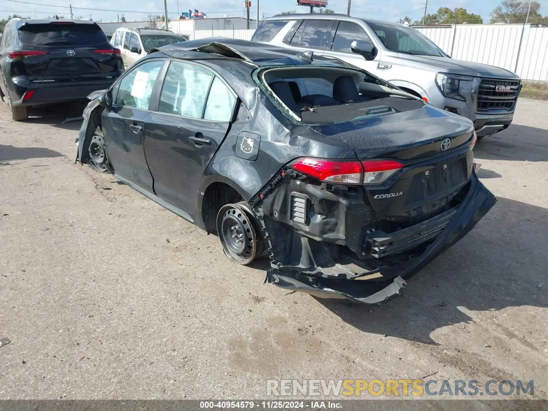 3 fotografías del automóvil dañado 5YFEPMAEXMP219630 TOYOTA COROLLA 2021