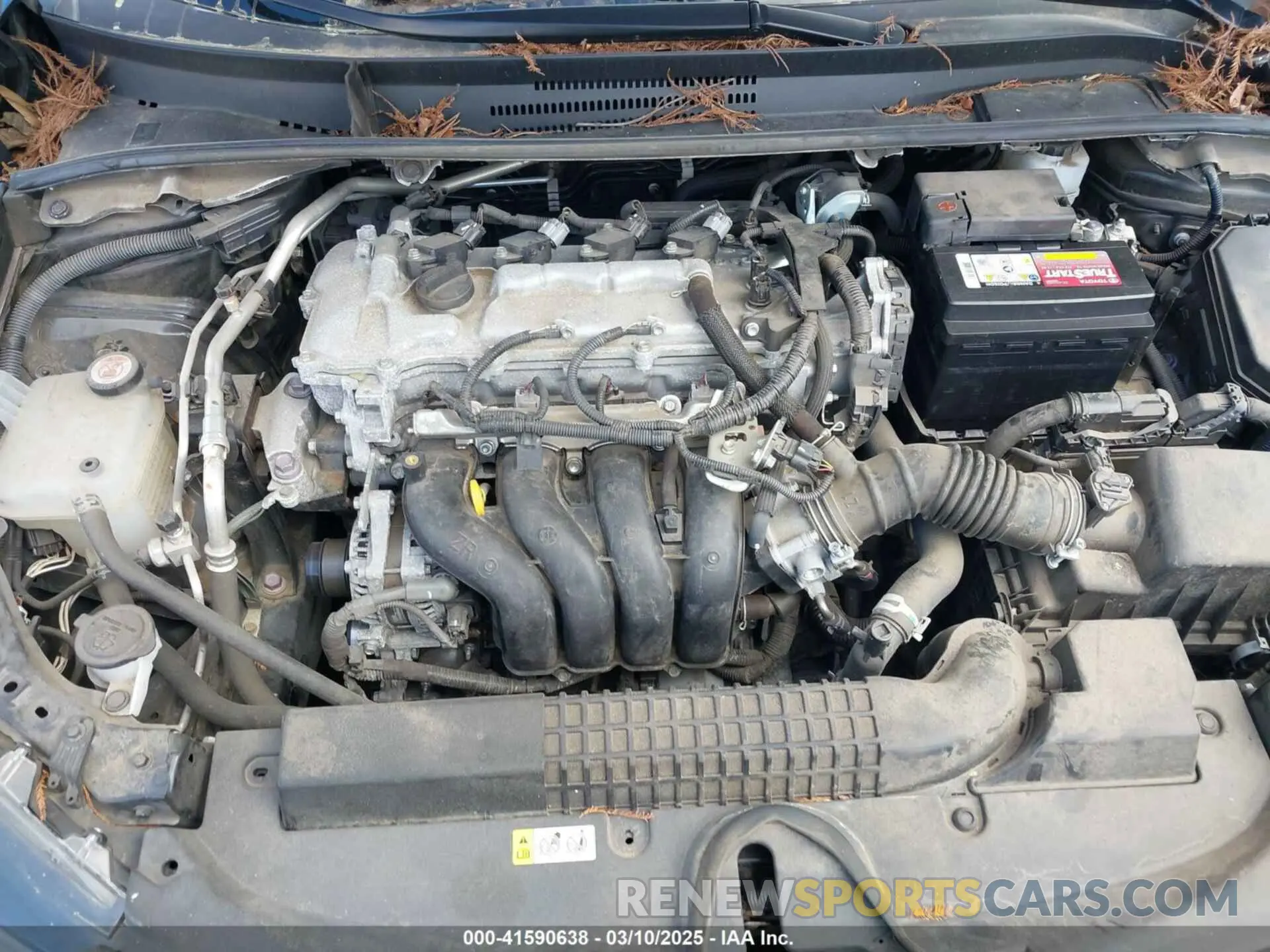 10 fotografías del automóvil dañado 5YFEPMAEXMP219899 TOYOTA COROLLA 2021