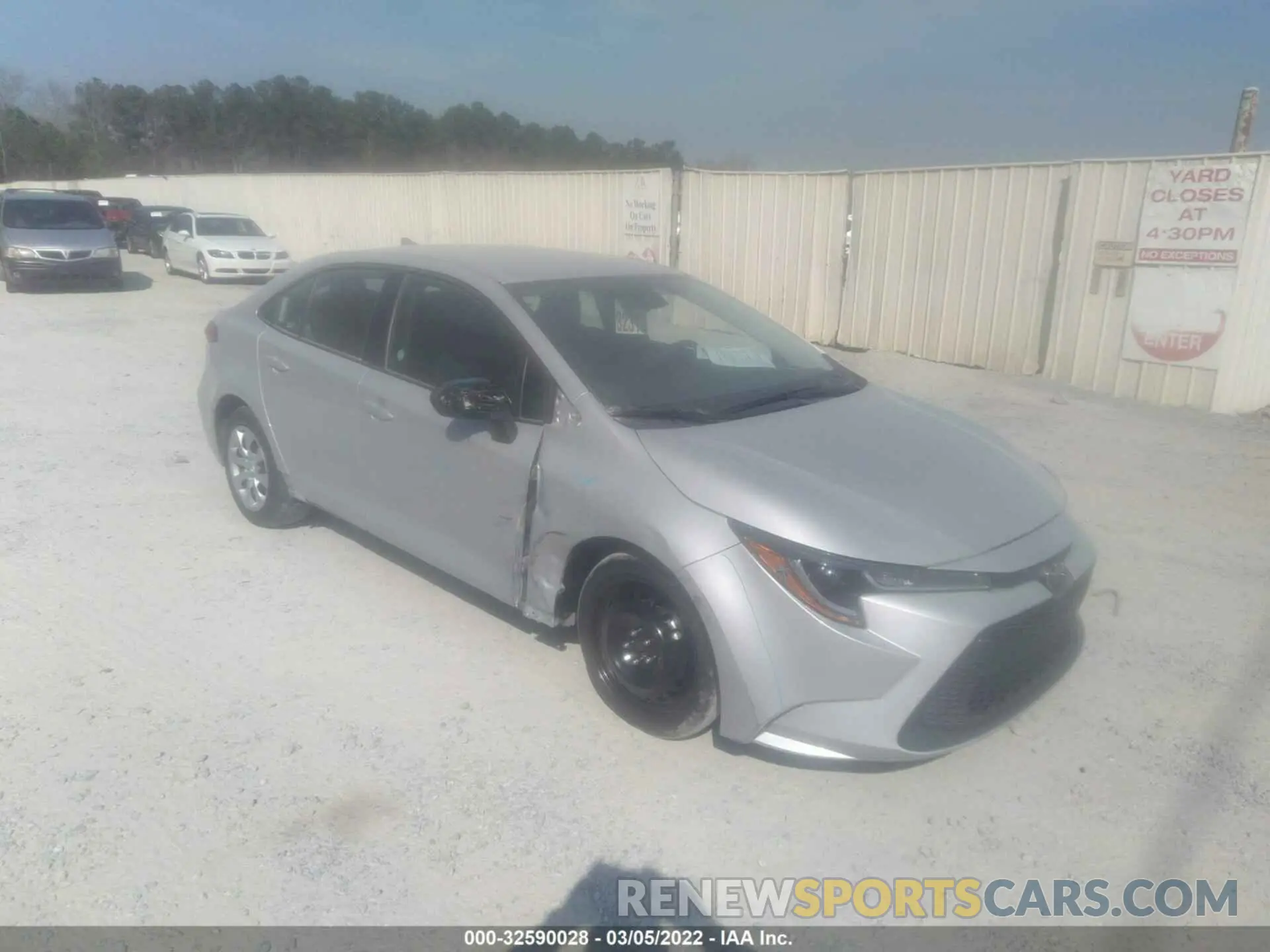 1 fotografías del automóvil dañado 5YFEPMAEXMP220051 TOYOTA COROLLA 2021