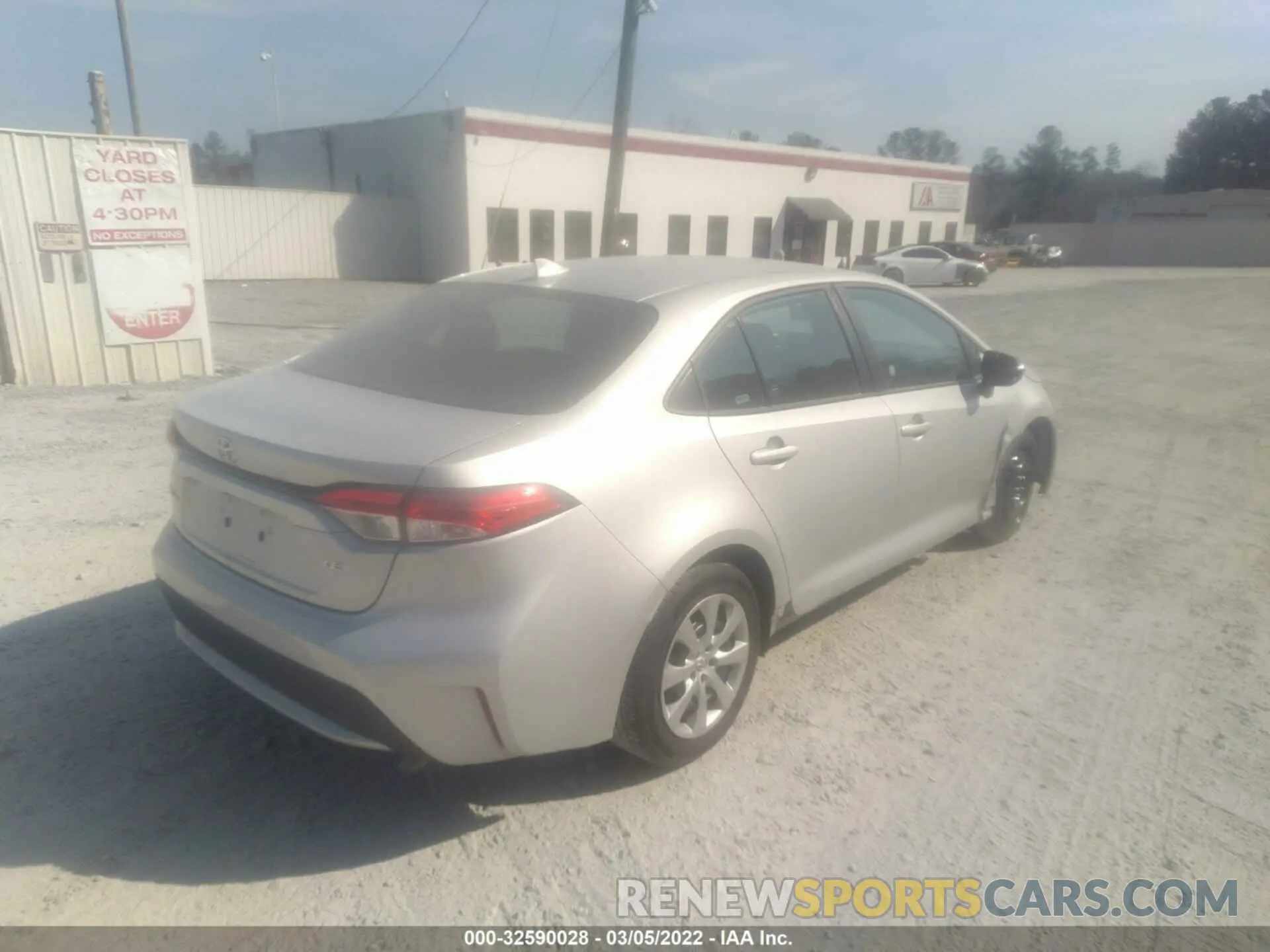 4 fotografías del automóvil dañado 5YFEPMAEXMP220051 TOYOTA COROLLA 2021