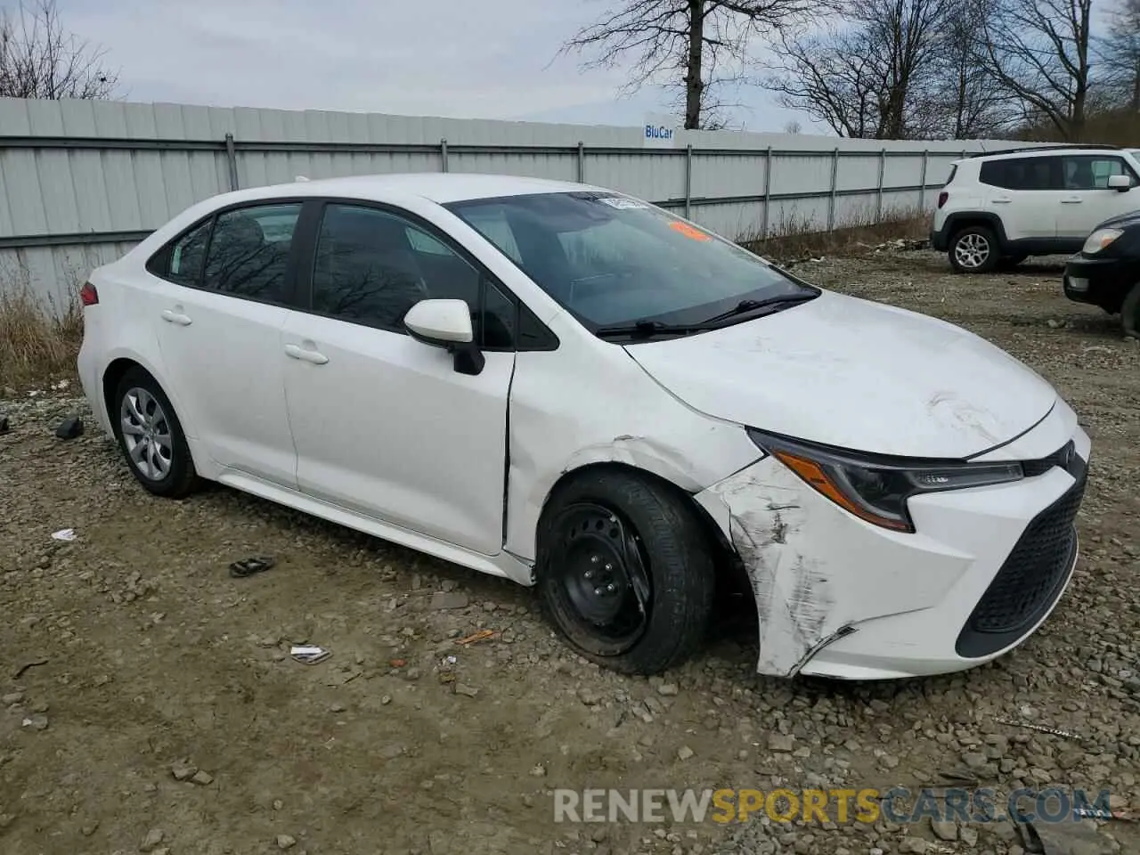 4 fotografías del automóvil dañado 5YFEPMAEXMP220387 TOYOTA COROLLA 2021