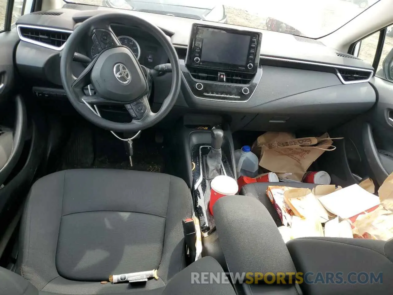 8 fotografías del automóvil dañado 5YFEPMAEXMP220387 TOYOTA COROLLA 2021