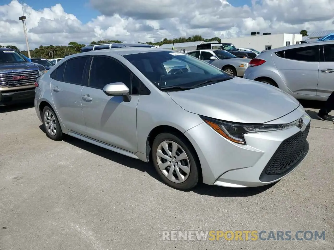 4 fotografías del automóvil dañado 5YFEPMAEXMP225038 TOYOTA COROLLA 2021