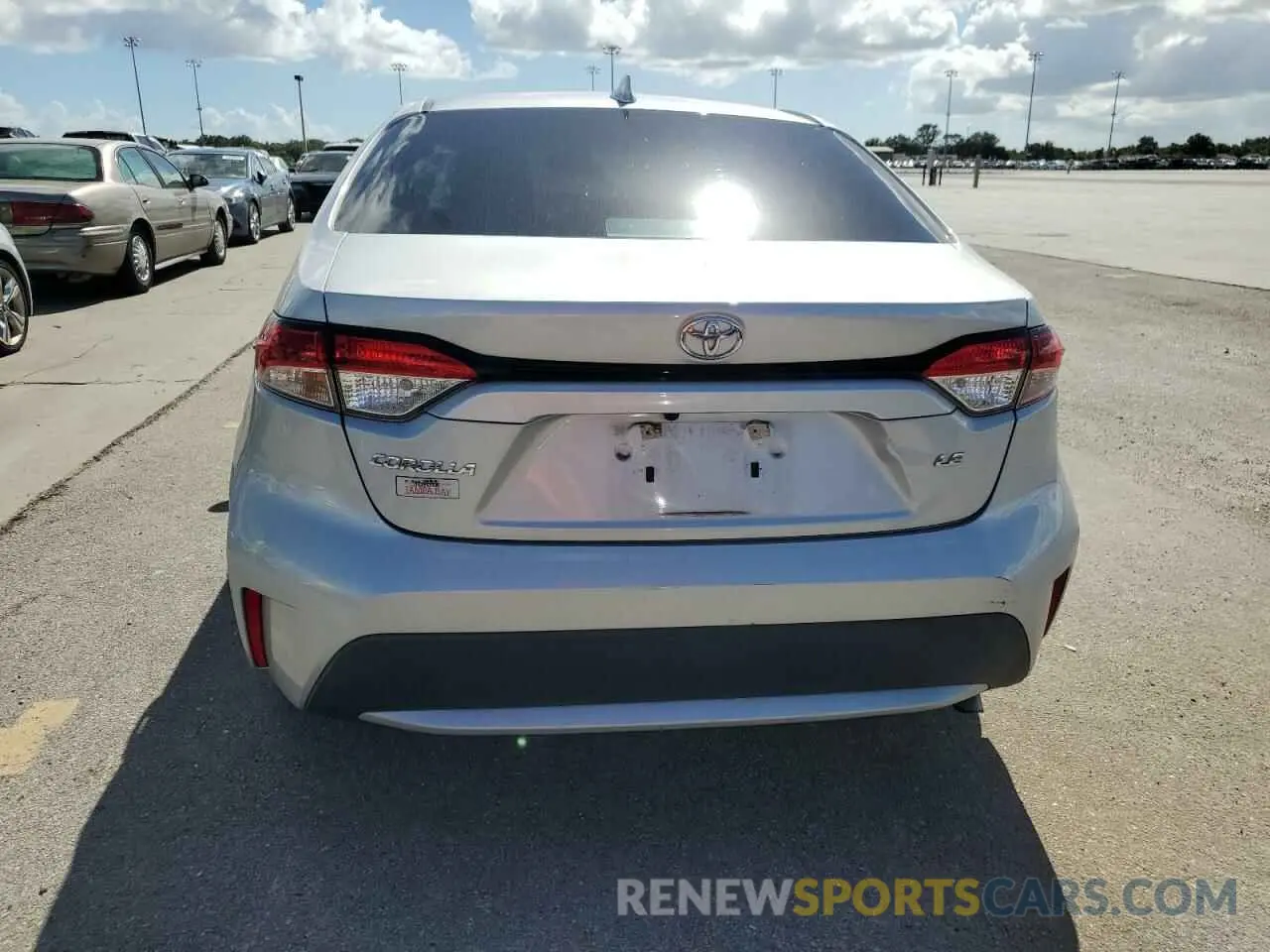 6 fotografías del automóvil dañado 5YFEPMAEXMP225038 TOYOTA COROLLA 2021