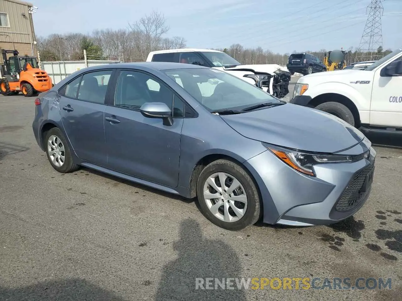 4 fotografías del automóvil dañado 5YFEPMAEXMP232507 TOYOTA COROLLA 2021