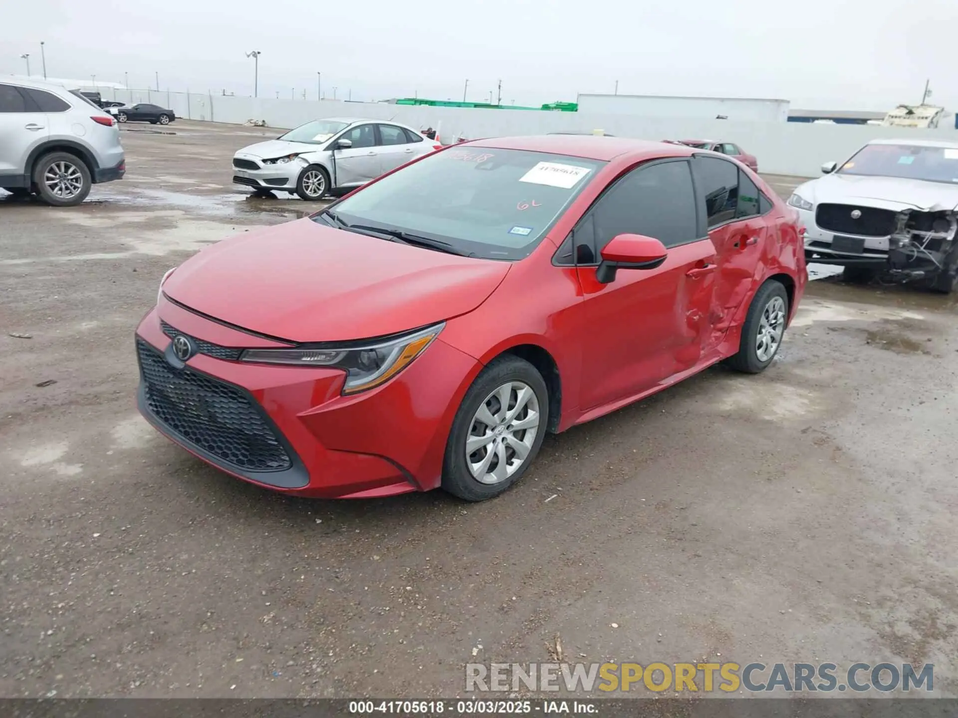 14 fotografías del automóvil dañado 5YFEPMAEXMP232958 TOYOTA COROLLA 2021