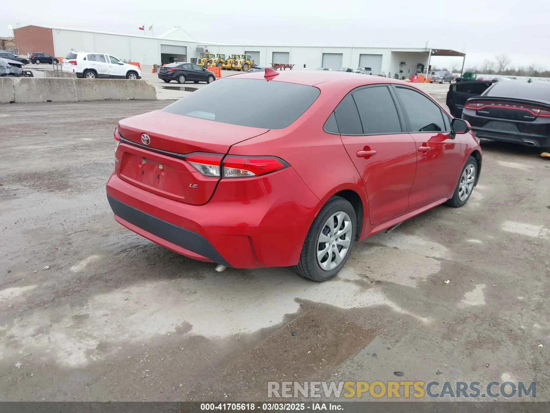 4 fotografías del automóvil dañado 5YFEPMAEXMP232958 TOYOTA COROLLA 2021