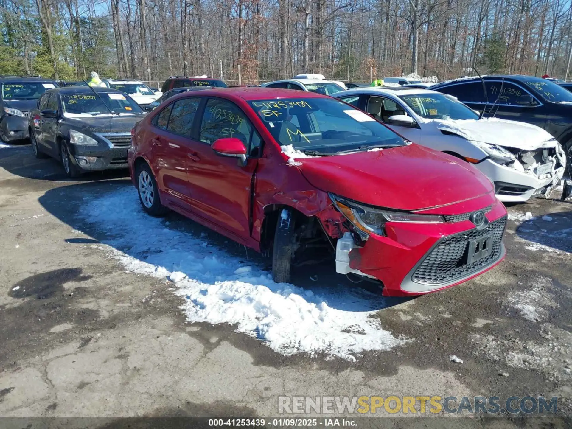 6 fotografías del automóvil dañado 5YFEPMAEXMP237674 TOYOTA COROLLA 2021