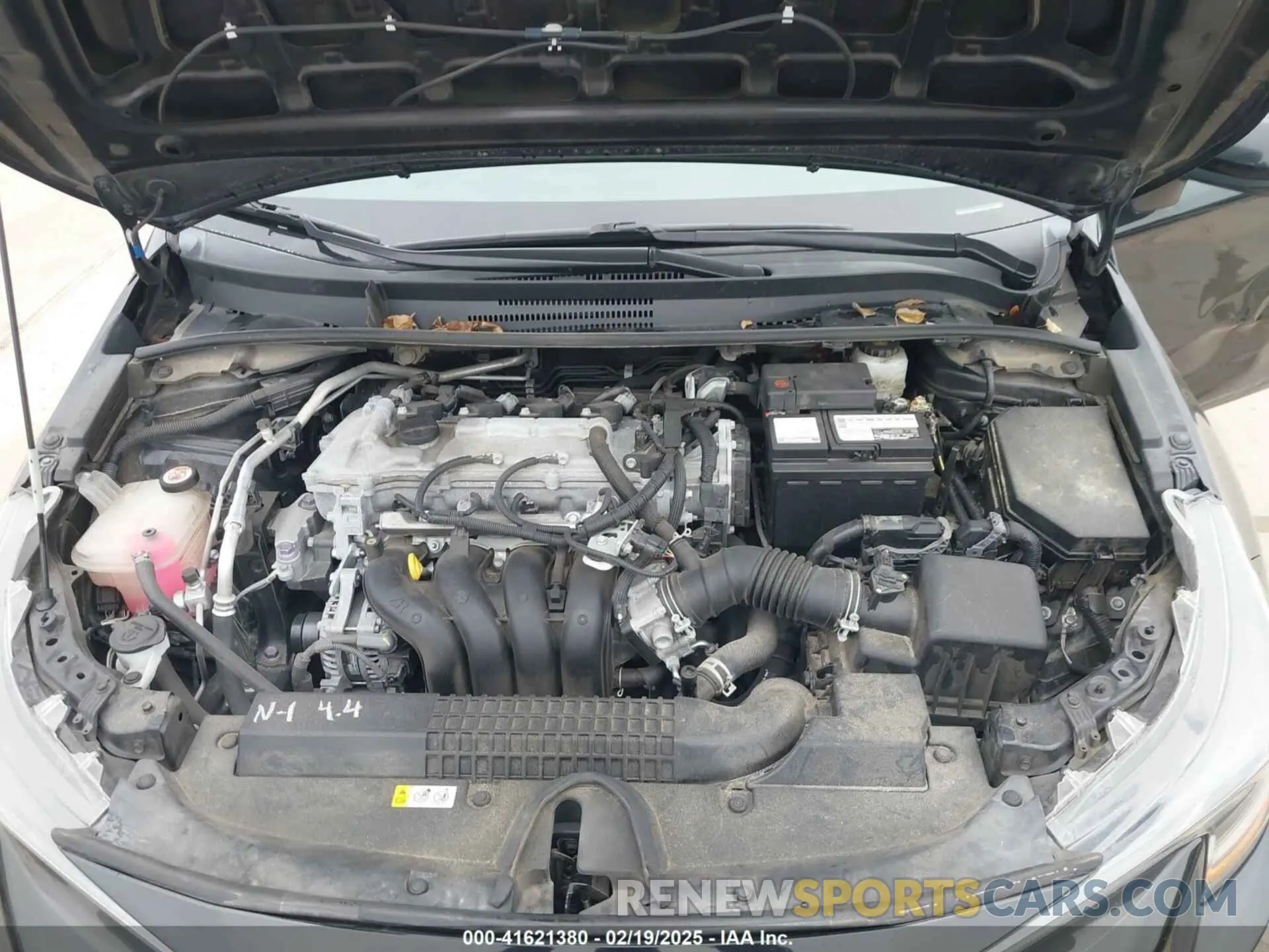 10 fotografías del automóvil dañado 5YFEPMAEXMP238498 TOYOTA COROLLA 2021