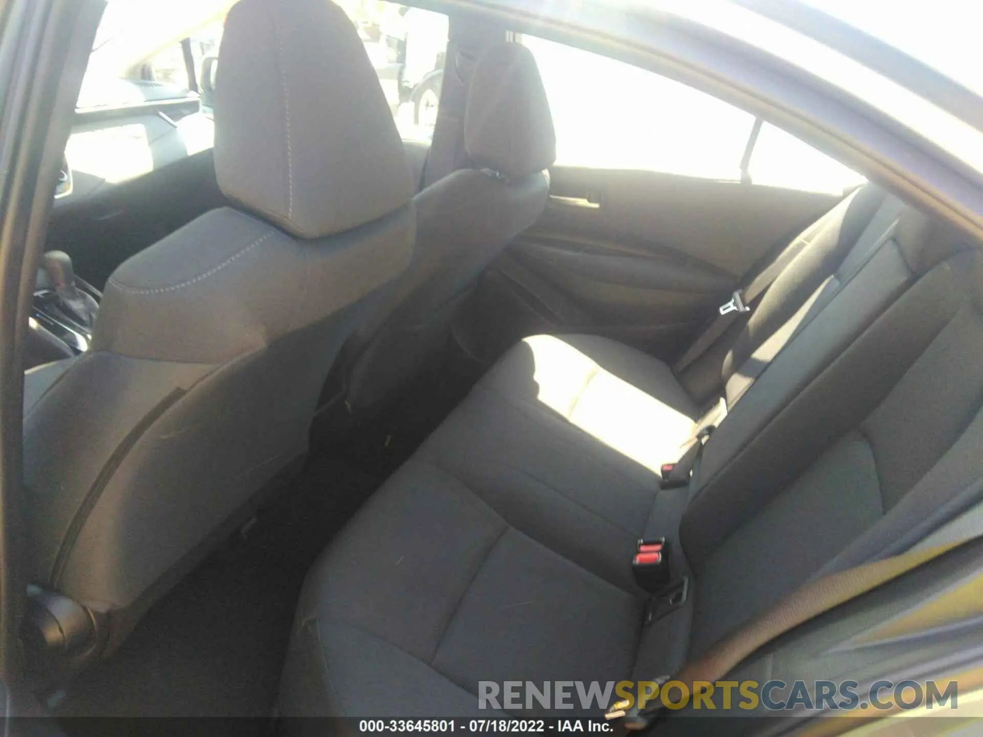8 fotografías del automóvil dañado 5YFEPMAEXMP243636 TOYOTA COROLLA 2021