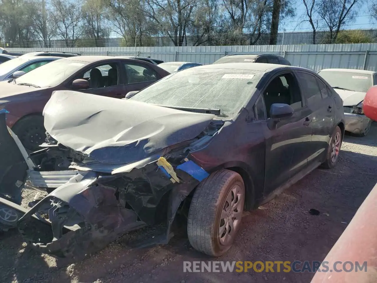 1 fotografías del automóvil dañado 5YFEPMAEXMP255480 TOYOTA COROLLA 2021