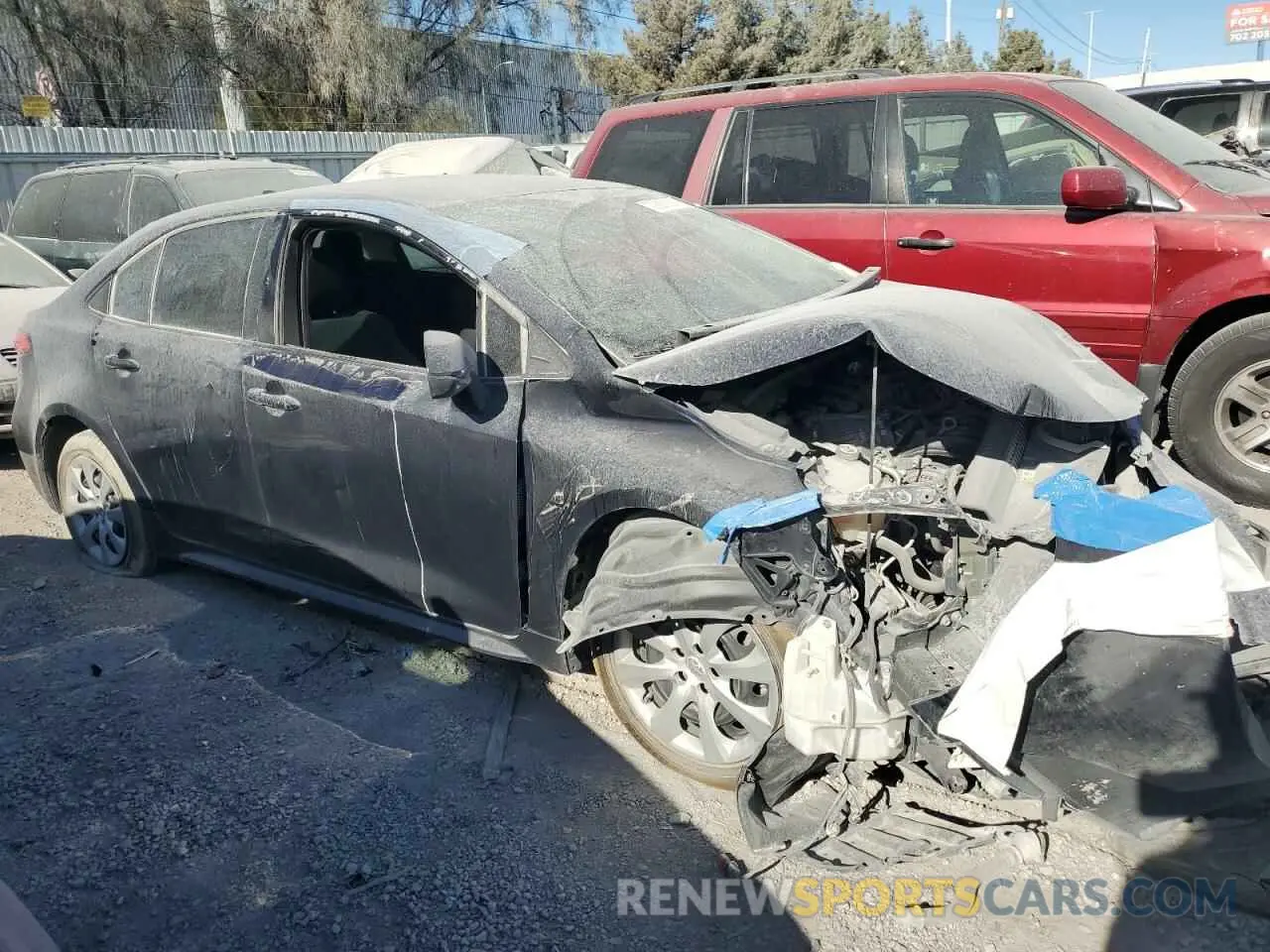 4 fotografías del automóvil dañado 5YFEPMAEXMP255480 TOYOTA COROLLA 2021
