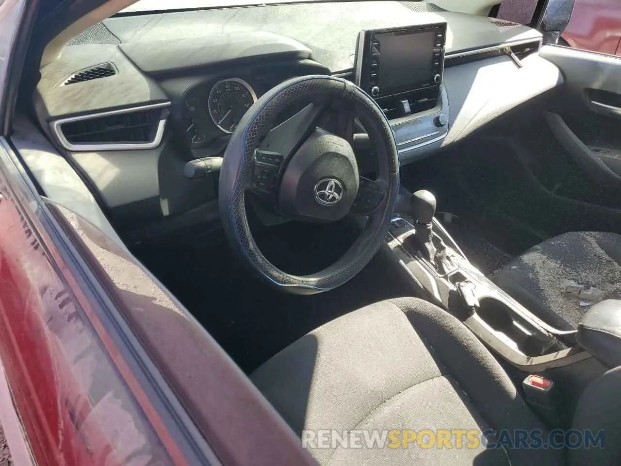 8 fotografías del automóvil dañado 5YFEPMAEXMP255480 TOYOTA COROLLA 2021