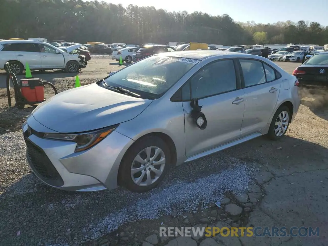 1 fotografías del automóvil dañado 5YFEPMAEXMP257147 TOYOTA COROLLA 2021